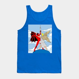 Fight Angel Devil Good Against Evil Tank Top